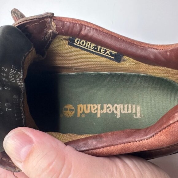 Timberland Icon Chukka Gore-Tex Waterproof Leather Boots Men Size 8M Brown 37042 - Picture 7 of 8